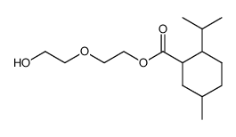 2-(2'-hydroxyethoxy)-ethyl p-menthane-3-carboxylate结构式