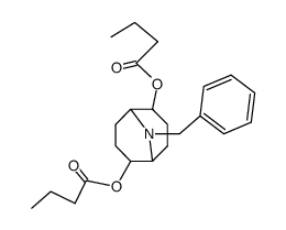 Butyric acid 9-benzyl-6-butyryloxy-9-aza-bicyclo[3.3.1]non-2-yl ester结构式