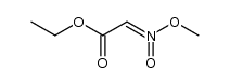 Carboethoxymethanenitronic acid methyl ester Structure