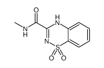 N-methyl-1,1-dioxo-4H-1λ6,2,4-benzothiadiazine-3-carboxamide Structure