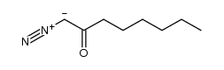 1-Diazooctan-2-one Structure