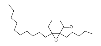 3-decyl-2,3-epoxy-2-pentyl-cyclohexanone Structure