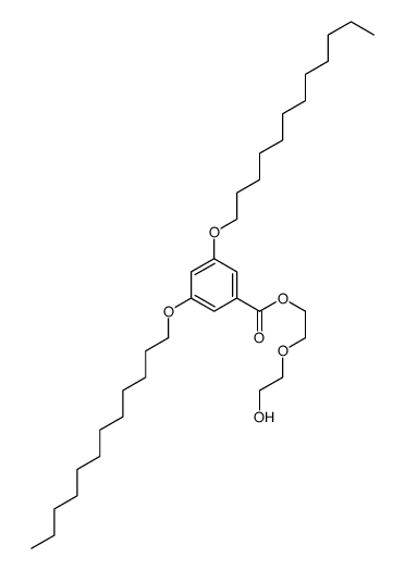 2-(2-hydroxyethoxy)ethyl 3,5-didodecoxybenzoate Structure