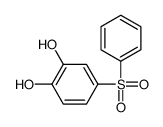 4-(benzenesulfonyl)benzene-1,2-diol结构式