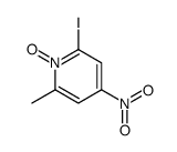 2-iodo-6-methyl-4-nitro-1-oxidopyridin-1-ium结构式