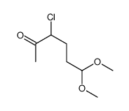 3-chloro-6,6-dimethoxyhexan-2-one结构式