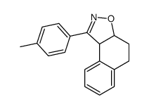 1-(4-methylphenyl)-3a,4,5,9b-tetrahydrobenzo[e][1,2]benzoxazole结构式