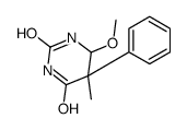 6-methoxy-5-methyl-5-phenyl-1,3-diazinane-2,4-dione结构式