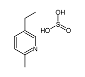 5-ethyl-2-methylpyridine,sulfurous acid Structure