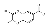 2-methyl-3-oxo-4H-1,4-benzoxazine-6-carbonyl chloride结构式
