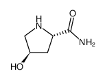 2-Pyrrolidinecarboxamide,4-hydroxy-,(2S,4R)-(9CI) structure