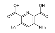 3,5-diaminopyridine-2,6-dicarboxylic acid Structure