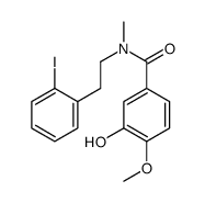 3-hydroxy-N-[2-(2-iodophenyl)ethyl]-4-methoxy-N-methylbenzamide Structure