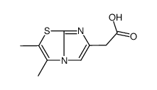 2-(2,3-dimethylimidazo[2,1-b][1,3]thiazol-6-yl)acetic acid结构式