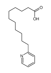 11-pyridin-2-ylundecanoic acid Structure
