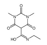 N-ethyl-1,3-dimethyl-2,4,6-trioxo-1,3-diazinane-5-carboxamide结构式