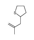 2-(2-methylprop-2-enyl)thiolane结构式