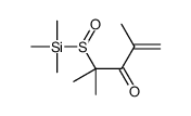 2,4-dimethyl-4-trimethylsilylsulfinylpent-1-en-3-one结构式