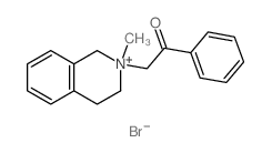 2-(2-methyl-3,4-dihydro-1H-isoquinolin-2-yl)-1-phenyl-ethanone结构式