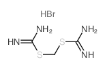 Pseudourea, 2,2-methylenedithiodi-, dihydrobromide structure