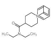 4-Piperidinecarboxamide,1-benzoyl-N,N-diethyl- Structure