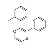 2-(2-methylphenyl)-3-phenyl-1,4-oxathiine Structure