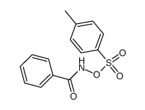 N-Benzoyl-O-tosyl-hydroxylamin Structure