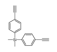 bis(4-ethynylphenyl)-dimethylsilane Structure