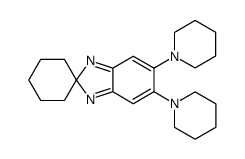 5,6-dipiperidinoisobenzimidazole-2-spirocyclohexane结构式