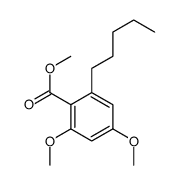 methyl 2,4-dimethoxy-6-pentylbenzoate Structure