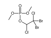 Phosphoric acid dimethyl 1,2-dichloro-2,2-dibromoethyl ester structure