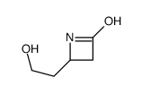 4-(2-hydroxyethyl)azetidin-2-one结构式