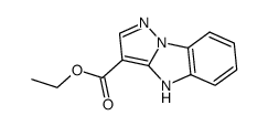 Ethyl 4H-pyrazolo[1,5-a]benzimidazole-3-carboxylate结构式