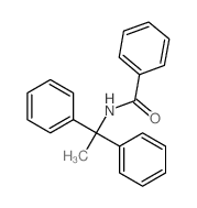 Benzamide, N-(1,1-diphenylethyl)- Structure