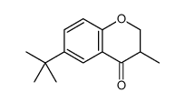 6-tert-butyl-3-methyl-2,3-dihydrochromen-4-one Structure