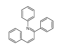 N,1,3-triphenylprop-2-en-1-imine结构式