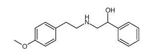 2-((4-methoxyphenethyl)amino)-1-phenylethan-1-ol结构式