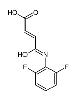 4-(2,6-difluoroanilino)-4-oxobut-2-enoic acid Structure