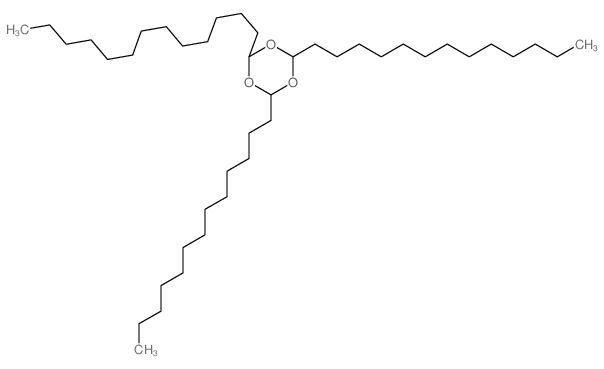2,4,6-tritridecyl-1,3,5-trioxane structure