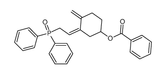 (Z)-3-(2-(diphenylphosphoryl)ethylidene)-4-methylenecyclohexyl benzoate Structure