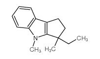 Cyclopent[b]indole, 3-ethyl-1,2,3,4-tetrahydro-3,4-dimethyl- (9CI)结构式
