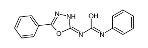 1-phenyl-3-(5-phenyl-1,3,4-oxadiazol-2-yl)urea结构式