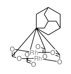 adamantane-1-carboxylic acid; rhodium Structure