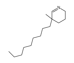5-methyl-5-nonyl-3,4-dihydro-2H-pyridine Structure