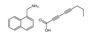 naphthalen-1-ylmethanamine,octa-2,4-diynoic acid Structure