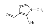 1H-Imidazole-4-carboxaldehyde,5-amino-1-methyl-(9CI) structure