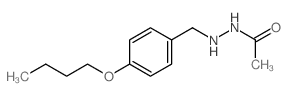 Acetic acid, 2-[ (4-butoxyphenyl)methyl]hydrazide picture