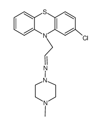 [2-(2-chloro-phenothiazin-10-yl)-ethylidene]-(4-methyl-piperazin-1-yl)-amine Structure