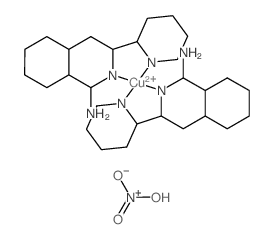 copper; dihydroxy-oxo-azanium; 3-(3,4,5,6-tetrahydro-2H-pyridin-2-yl)-3,4,4a,5,6,7,8,8a-octahydro-1H-isoquinolin-1-amine; 3-(3,4,5,6-tetrahydro-2H-pyridin-2-yl)-3,5-dihydro-1H-isoquinolin-1-amine结构式