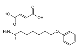 (Z)-4-hydroxy-4-oxobut-2-enoate,(6-phenoxyhexylamino)azanium Structure